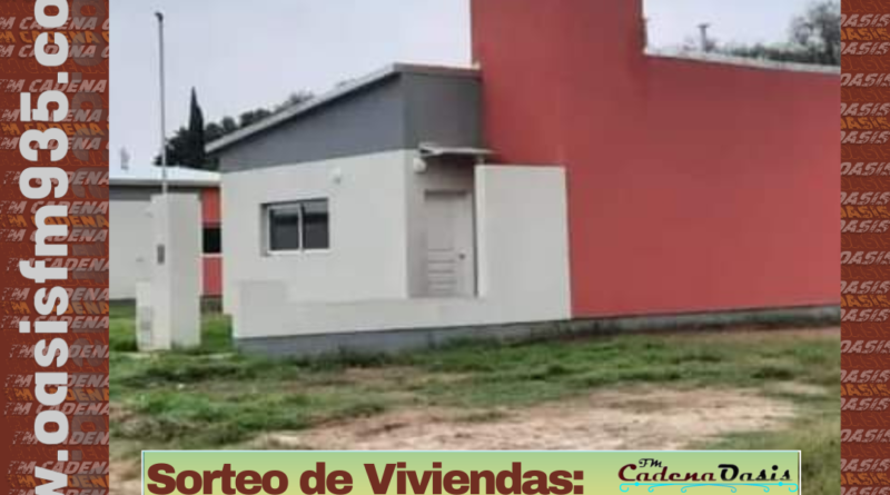 Sorteo de Viviendas: El listado de los adjudicatarios de las nuevas viviendas de Ingeniero Luiggi