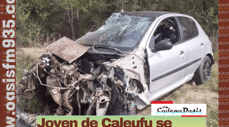 Joven de Caleufu se accidentó en cercanías de Ingeniero Luiggi