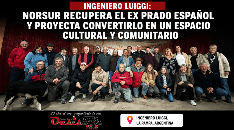 Ingeniero Luiggi: NorSur recupera el ex Prado Español y proyecta convertirlo en un espacio cultural y comunitario