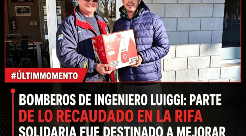 Bomberos de Ingeniero Luiggi: Parte de lo recaudado en la rifa solidaria fue destinado a mejorar las comunicaciones operativas Bomberos de Ingeniero Luiggi: Parte de lo recaudado en la rifa solidaria fue destinado a mejorar las comunicaciones operativas