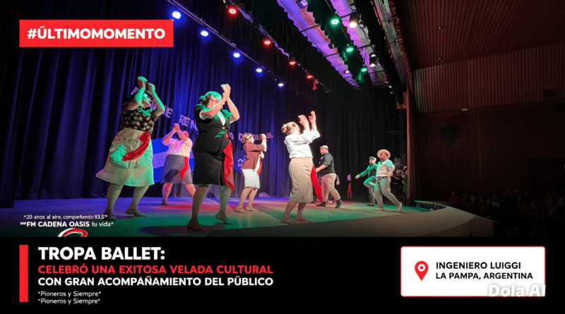 Tropa Ballet celebró una exitosa velada cultural con gran acompañamiento del público