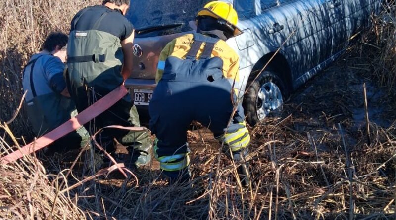 Despiste en Ruta Provincial 9: una mujer fue trasladada al hospital por precaución