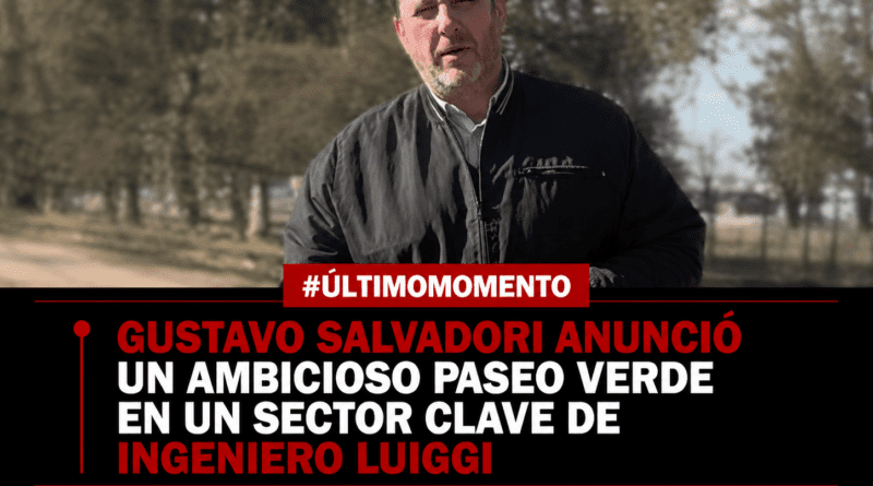 Ingeniero Luiggi avanza con la creación de un nuevo espacio verde en el sector de las vías