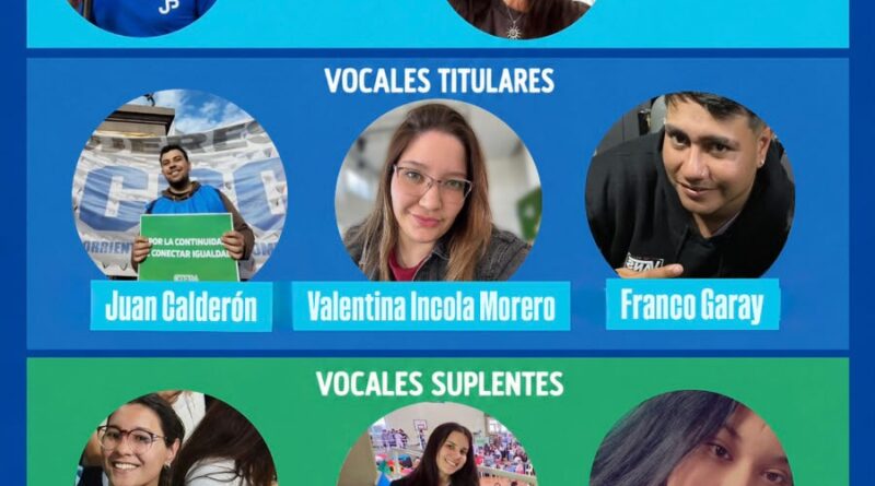 LA JUVENTUD PERONISTA DE INGENIERO LUIGGI PRESENTÓ SU LISTA PARA LA REGULARIZACIÓN DE LA JP.